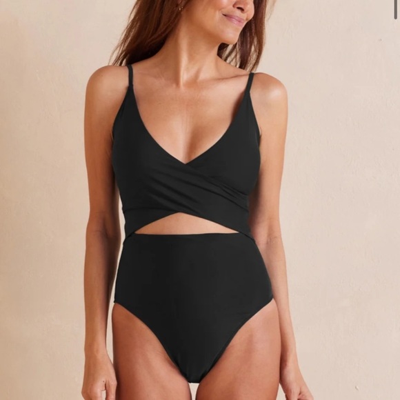 NWTs Summersalt | The Seabreeze Cut Out One Piece Bathing Suit Size 14 - Picture 2 of 10